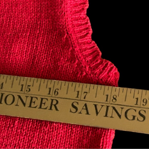 Vintage 90’s Christmas Grandma Knit Sweater Vest‎ Women’s Size Small - Picture 5 of 7